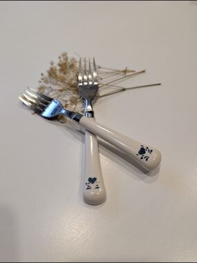 Corelle Blue Heart Forks